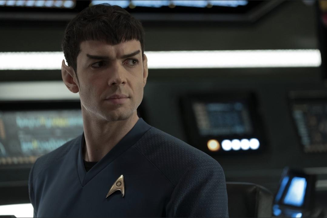 Ethan Peck as Spock on StarTrek Strange New Worlds