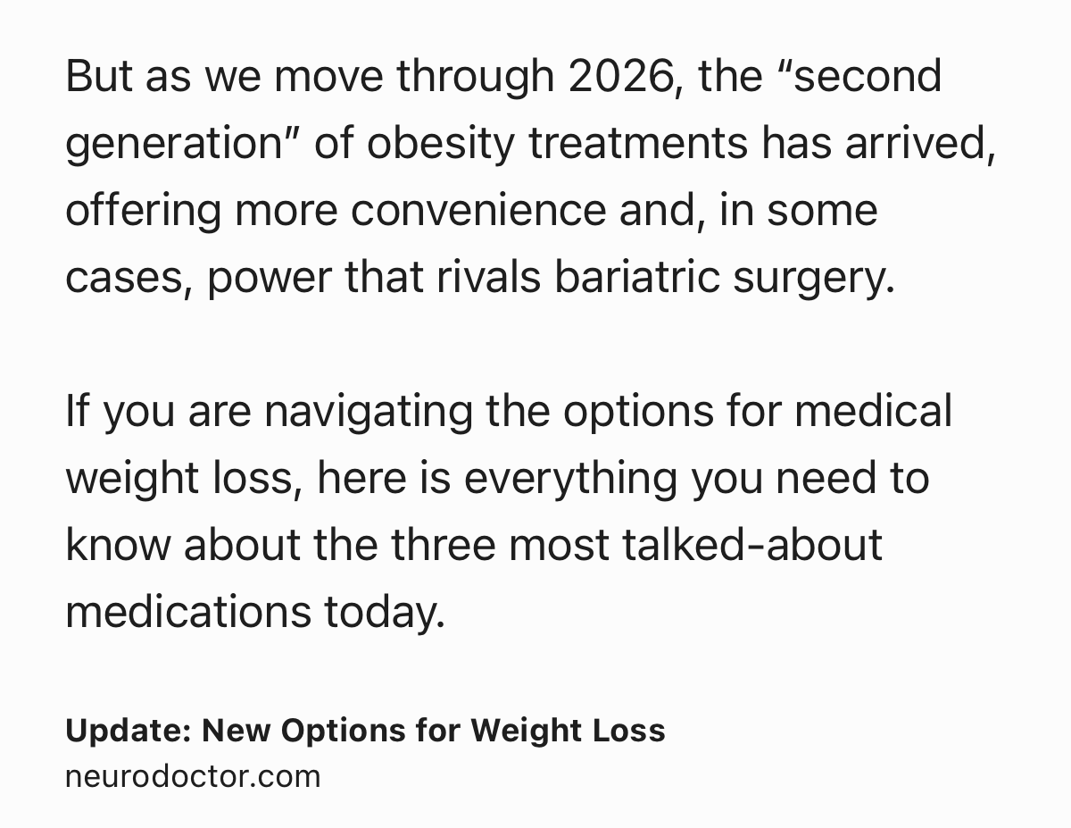 Text Shot: But as we move through 2026, the “second generation” of obesity treatments has arrived, offering more convenience and, in some cases, power that rivals bariatric surgery.

If you are navigating the options for medical weight loss, here is everything you need to know about the three most talked-about medications today.